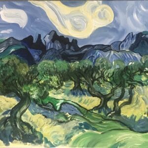 leer op twee uur tijd dit wereldberoemde kunstwerken Van Gogh stap voor stap te schilderen